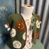 Snoet&Sproet gilet teddy smiley groen