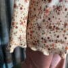 Snoet&Sproet longsleeve ruffle lentebloemen