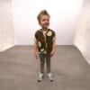 Snoet&Sproet gilet teddy smiley groen