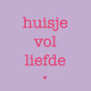 Forex tegeltje huisje vol liefde