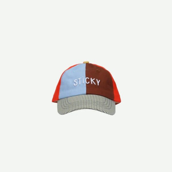 Sticky Lemon cap | lemon tree | gingham midnight + moon