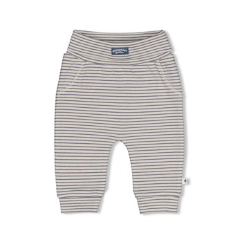 Feetje broek rib met streep - breakfast buddy