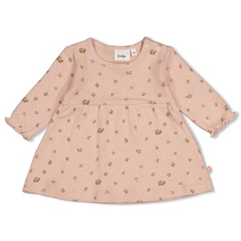 Feetje jurk pointelle rib- fall in love