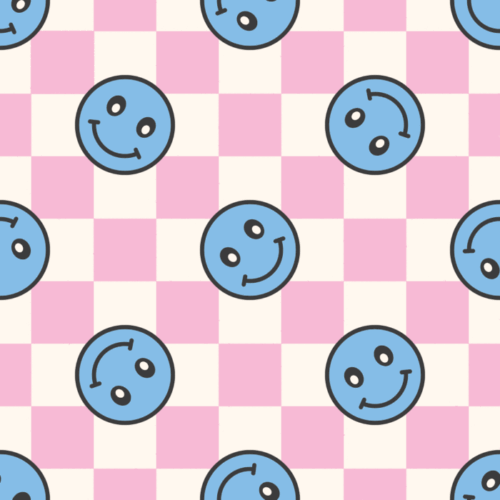 Forex tegeltje smiley roze