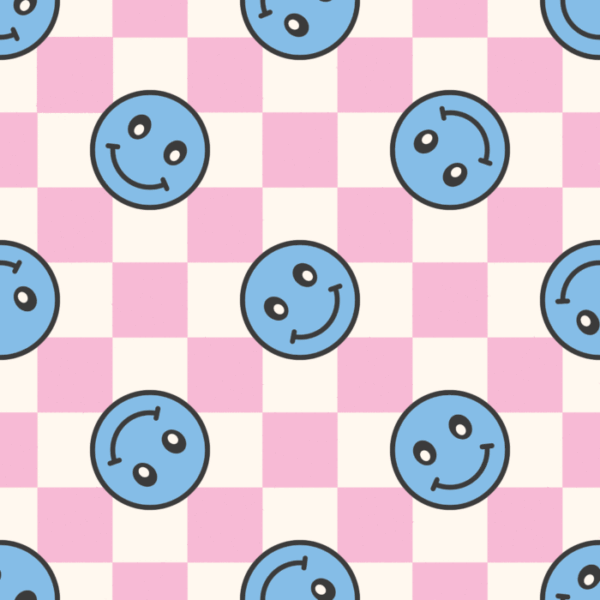 Forex tegeltje smiley roze