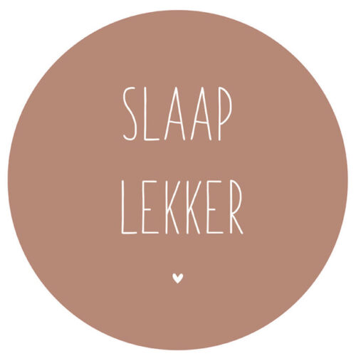 Forex muurcirkel slaap lekker roze