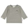Feetje longsleeve rib met streep - wiggle and waddle