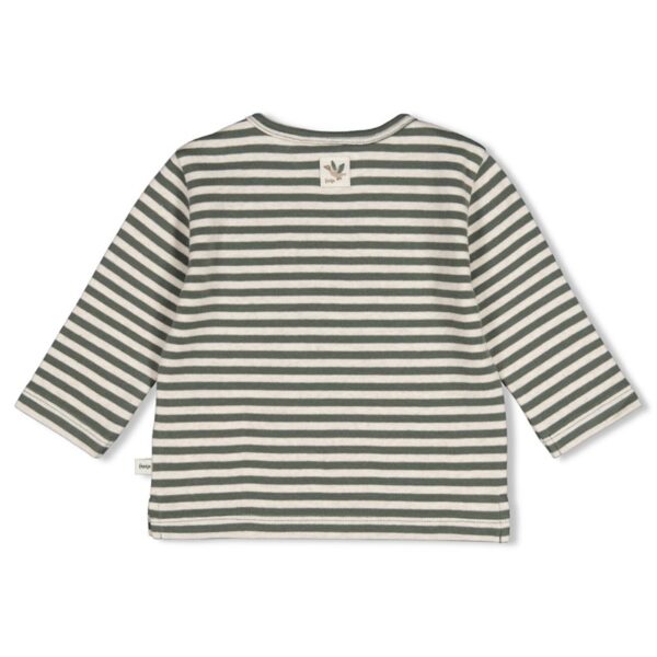 Feetje longsleeve rib met streep - wiggle and waddle