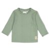 Feetje longsleeve pointelle rib - lucky bloombird