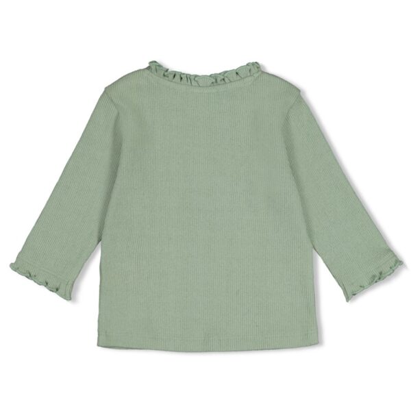 Feetje longsleeve pointelle rib - lucky bloombird