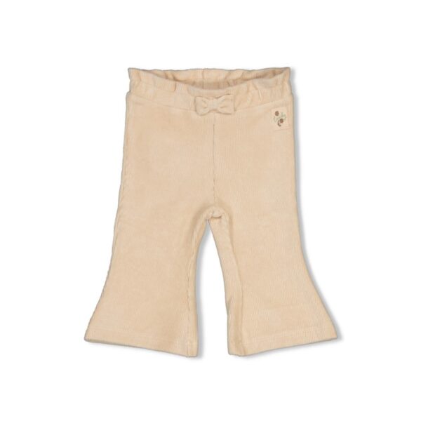 Feetje flare broek velours rib - lucky bloombird