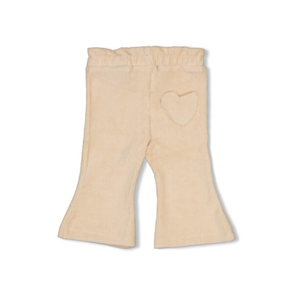 Feetje flare broek velours rib - lucky bloombird