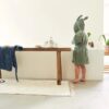 Jollein badjas ash green
