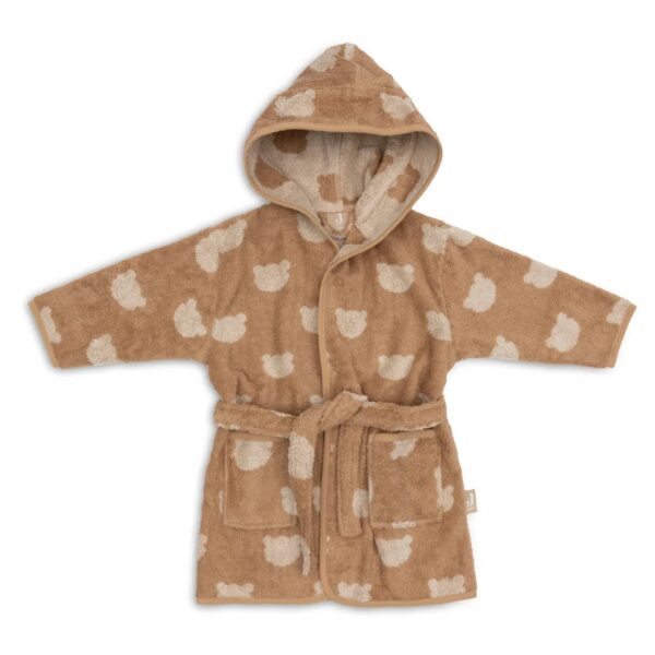 Jollein Badjas Badstof 1-2 jaar Jacquard - Teddy Bear