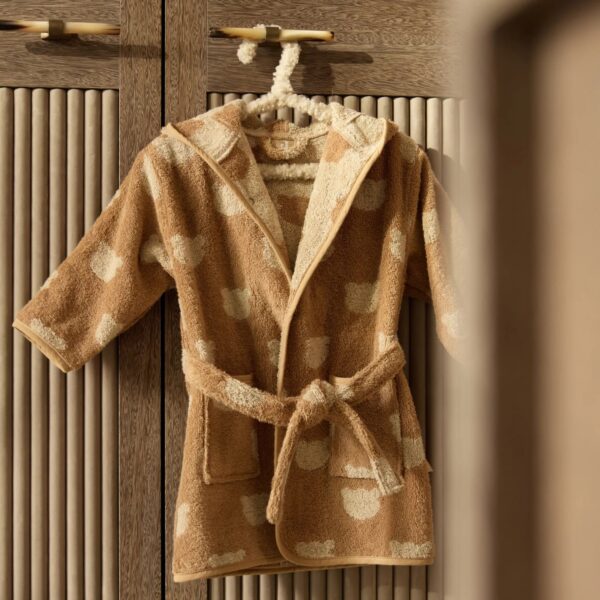 Jollein Badjas Badstof 1-2 jaar Jacquard - Teddy Bear
