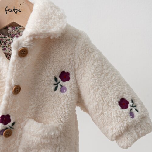 Feetje teddy jas - afternoon tea -
