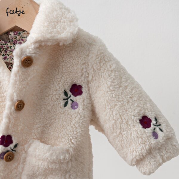 Feetje teddy jas - afternoon tea -