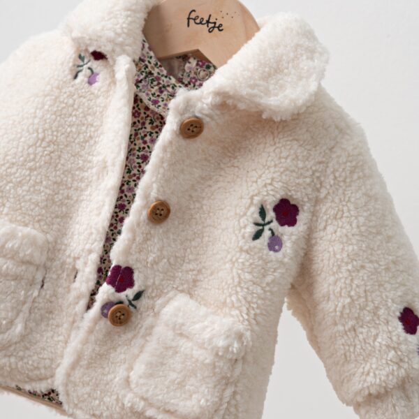 Feetje teddy jas - afternoon tea -