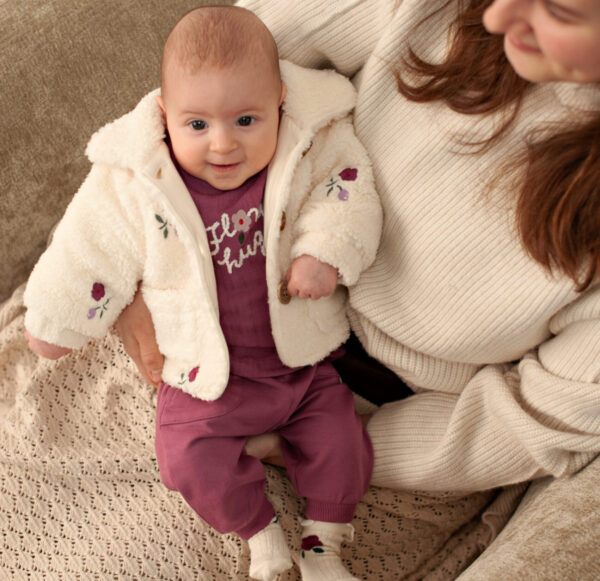 Feetje teddy jas - afternoon tea -