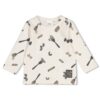 Feetje longsleeve ecru print - pasta party -